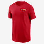 Atlanta Braves City Connect 2-Hit Men's Nike MLB T-Shirt - Red