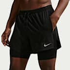 Short de running hybride Dri-FIT Nike Stride 13 cm pour homme