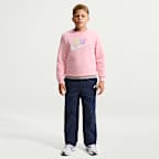 Nike Sportswear Club Fleece Big Kids' Sweatshirt (Extended Size)