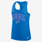 Detroit Lions Primetime Women's Nike Dri-FIT NFL Racerback Tank Top - Blue