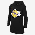 Los Angeles Lakers Club Fleece Big Kids' Nike NBA Pullover Hoodie - Black