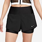 Nike Dri-FIT Swift Women's Mid-Rise 8cm (approx.) 2-in-1 Running Shorts with Pockets