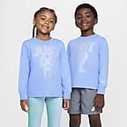 Nike Shine Little Kids' Long Sleeve T-Shirt - Royal Pulse