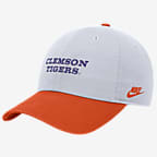 Clemson Nike College Campus Cap - White