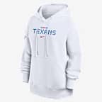 Houston Texans Rivalries Collection Phoenix Women's Nike NFL Oversized Pullover Hoodie - White