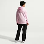 Sudadera con gorro sin cierre de lucha para niños talla grande Nike