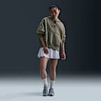 เสื้อมีฮู้ดแบบสวมขนาดโอเวอร์-โอเวอร์ไซส์ผู้หญิง Nike Sportswear Phoenix Fleece