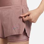 Nike Dri-FIT Swift Women's Mid-Rise 8cm (approx.) 2-in-1 Running Shorts with Pockets