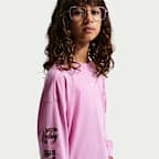 Nike Sportswear Older Kids' (Girls') Oversized Long-Sleeve T-Shirt