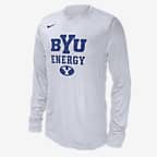 BYU Men's Nike College Long-Sleeve T-Shirt - White