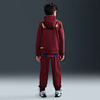 FC Barcelona Club Fourth Big Kids' (Boys') Nike Soccer Full-Zip Hoodie