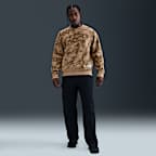 Sudadera de cuello redondo de tejido Fleece para hombre Nike Solo Swoosh