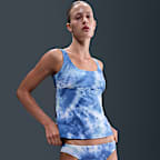 Calzón bikini en forma de U Nike Swim para mujer