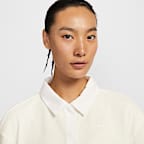 ナイキ スポーツウェア ウィメンズ オーバーサイズド ショートスリーブ ポロ トップ