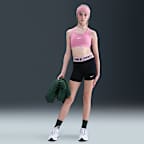 Noir/Medium Soft Pink/Blanc