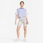 Serena Williams Design Crew Women's High-waisted Printed Biker Shorts