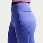 Nike Universa Women's High-Waisted 8" Biker Shorts with No Front Seam