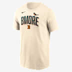 Baltimore Orioles City Connect Wordmark Men's Nike MLB T-Shirt - Cream