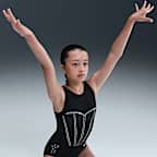Nike Gymnastics Skye Blakely 2025 U.S. Championships Midnight Replica Leotard