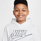 Sudadera con gorro sin cierre de vóleibol para niños talla grande Nike