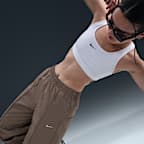 나이키 스포츠웨어 에브리씽 우븐 여성 미드라이즈 오픈 헴 팬츠