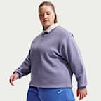 Shorts de tiro medio de 10 cm para mujer (talla grande) Nike Sportswear Phoenix Fleece