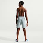 나이키 스윔 브레이커 주니어(남아) 리플 텍스처 7인치 브리프 라인드 발리 쇼츠