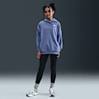 Sudadera con gorro sin cierre oversized para niños talla grande Nike Sportswear Club Fleece