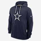 Sudadera con gorro sin cierre Nike Dri-FIT de la NFL para hombre Dallas Cowboys Initial Home Sideline
