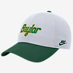 Baylor Nike College Campus Cap - White