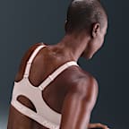 Bra deportivo con almohadillas y cierre frontal para mujer Nike Indy High Support