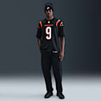 Camisola de jogo de futebol americano NFL Cincinnati Bengals (Joe Burrow) para homem