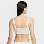 Nike Sportswear Chill Poplin 女款合身短版背心上衣