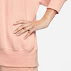 Nike Sportswear Phoenix Fleece Women's Over-Oversized Mock-Neck 3/4-Sleeve Sweatshirt