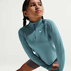 Nike Dri-FIT Longsleeve mit Viertelreißverschluss (Mädchen)