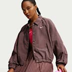 Chamarra de coach oversized para mujer Nike Sportswear