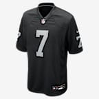Geno Smith Las Vegas Raiders Men's Nike NFL Game Jersey - Black