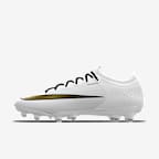 Nike Mercurial Vapor 17 Elite By You Botas de fútbol de perfil bajo para césped artificial personalizables - Blanco/Blanco