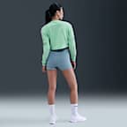 ナイキ プロ ウィメンズ Dri-FIT ルーズ クルーネック フレンチテリー スウェットシャツ