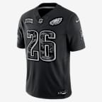 Saquon Barkley Philadelphia Eagles Salute to Service Men's Nike Dri-FIT NFL Limited Jersey - Black