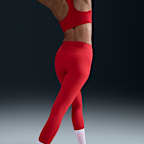 Nike Universa Women's High-Waisted 7/8 Leggings with No Front Seam