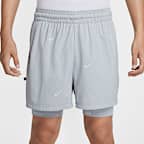 KD DNA メンズ 2イン1 10cm バスケットボールショートパンツ