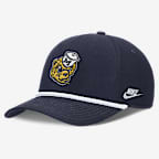 Michigan Legacy Basketball Rope Rise Men's Nike College Adjustable Hat - Navy