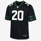 Breece Hall New York Jets Big Kids' Nike NFL Game Jersey - Black