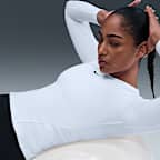 Dámské tričko Nike One Fitted Dri-FIT s dlouhým rukávem