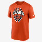 Playera Nike Dri-FIT de la NFL para hombre Chicago Bears Legend Icon - Naranja