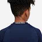 Nike Pro Big Kids' (Boys') Dri-FIT Long-Sleeve Top