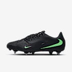 Nike Phantom 6 Low Academy Botes de futbol per a terreny tou - Negre/Negre/Illusion Green