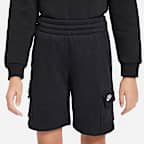 Shorts cargo para niños talla grande Nike Sportswear Club Fleece