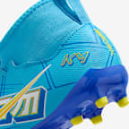 Nike Jr. Mercurial Zoom Superfly 9 Academy KM FG/MG 小/大童多種場地高筒足球釘鞋